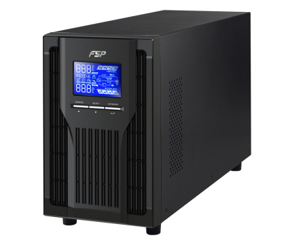 UPS (zasilacz awaryjny) FSP Champ Tower 1K (1000VA/900W, 3x Schuko, LCD)